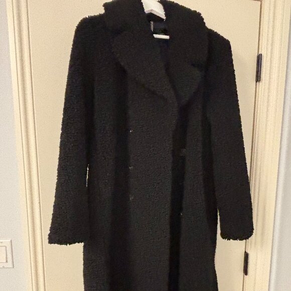 J.Crew Double Breasted Teddy Sherpa Coat - Picture 2 of 3